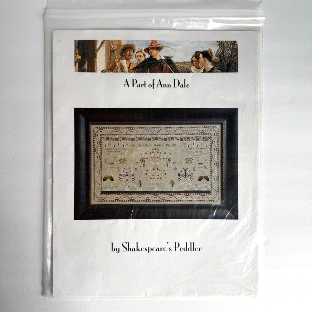 Cross Stitch Pattern Chart Shakespeare’s Peddler A Part of Ann Dale Primitive